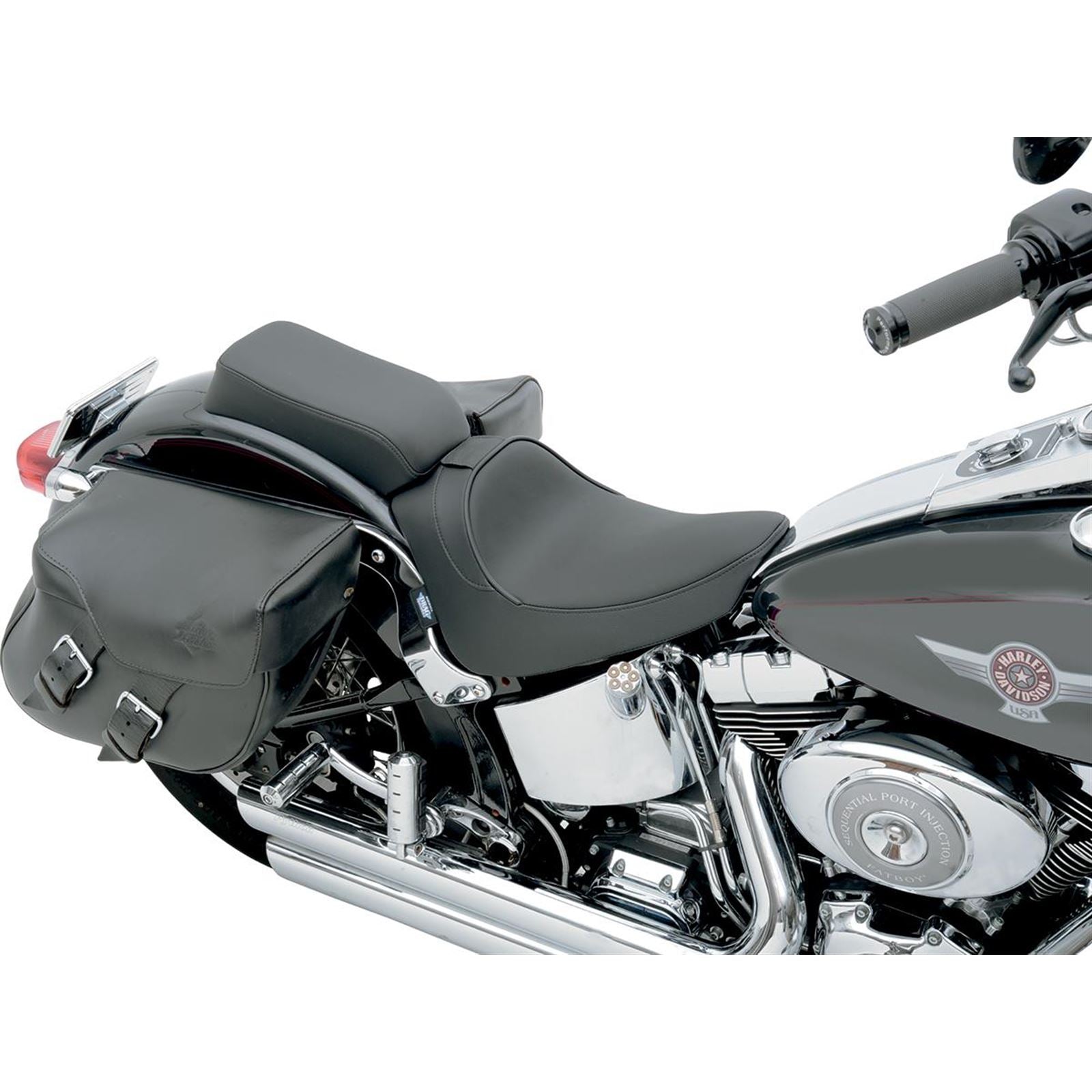 Drag Specialties Solo Seat - Smooth - Driver Backrest 0802-0632_286343