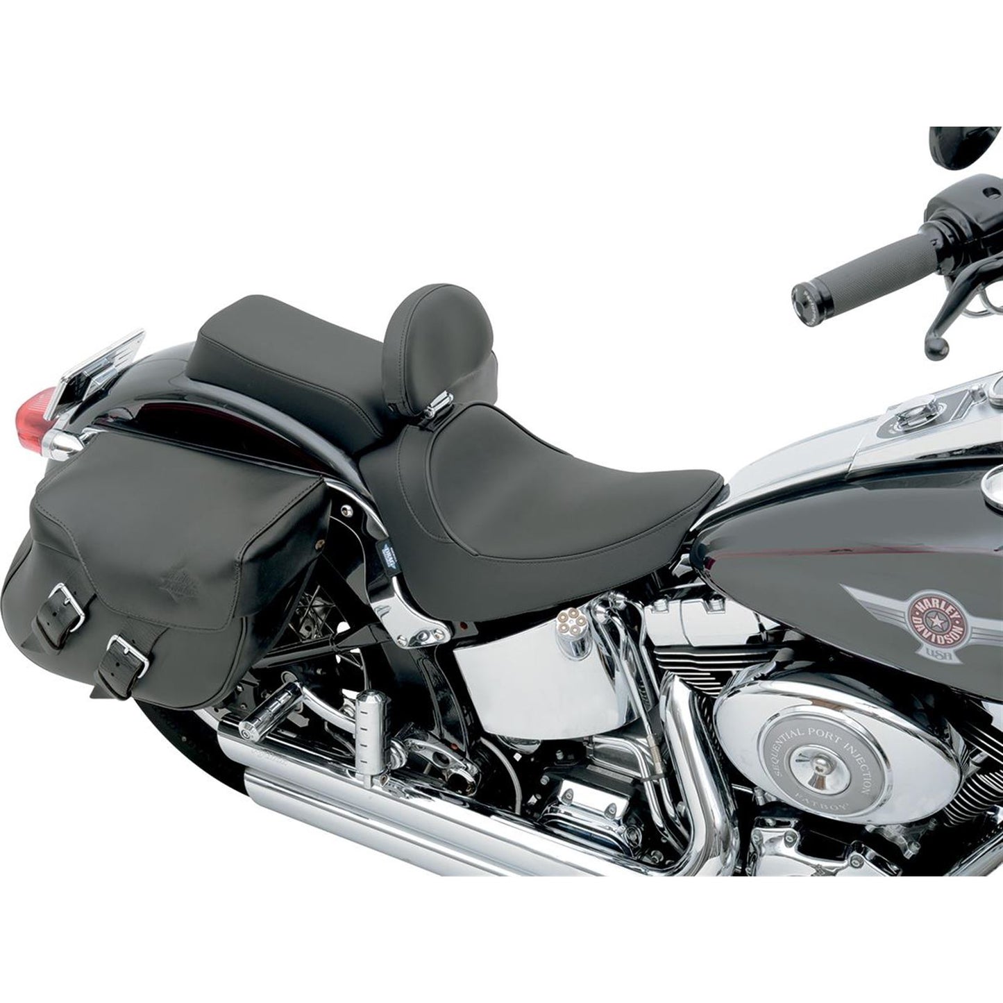 Drag Specialties Solo Seat - Smooth - Driver Backrest 0802-0632_286344