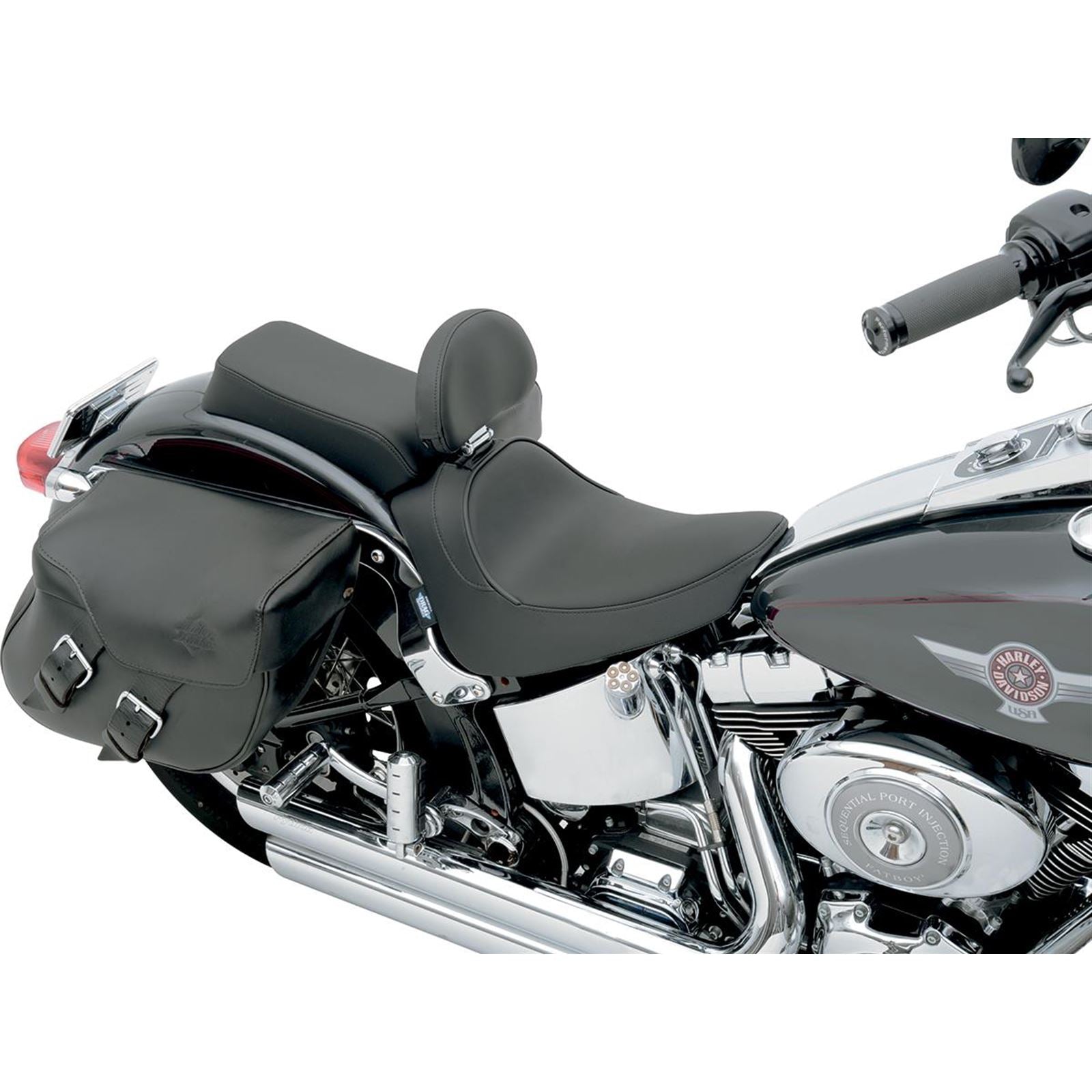 Drag Specialties Solo Seat - Smooth - Driver Backrest 0802-0632_286344