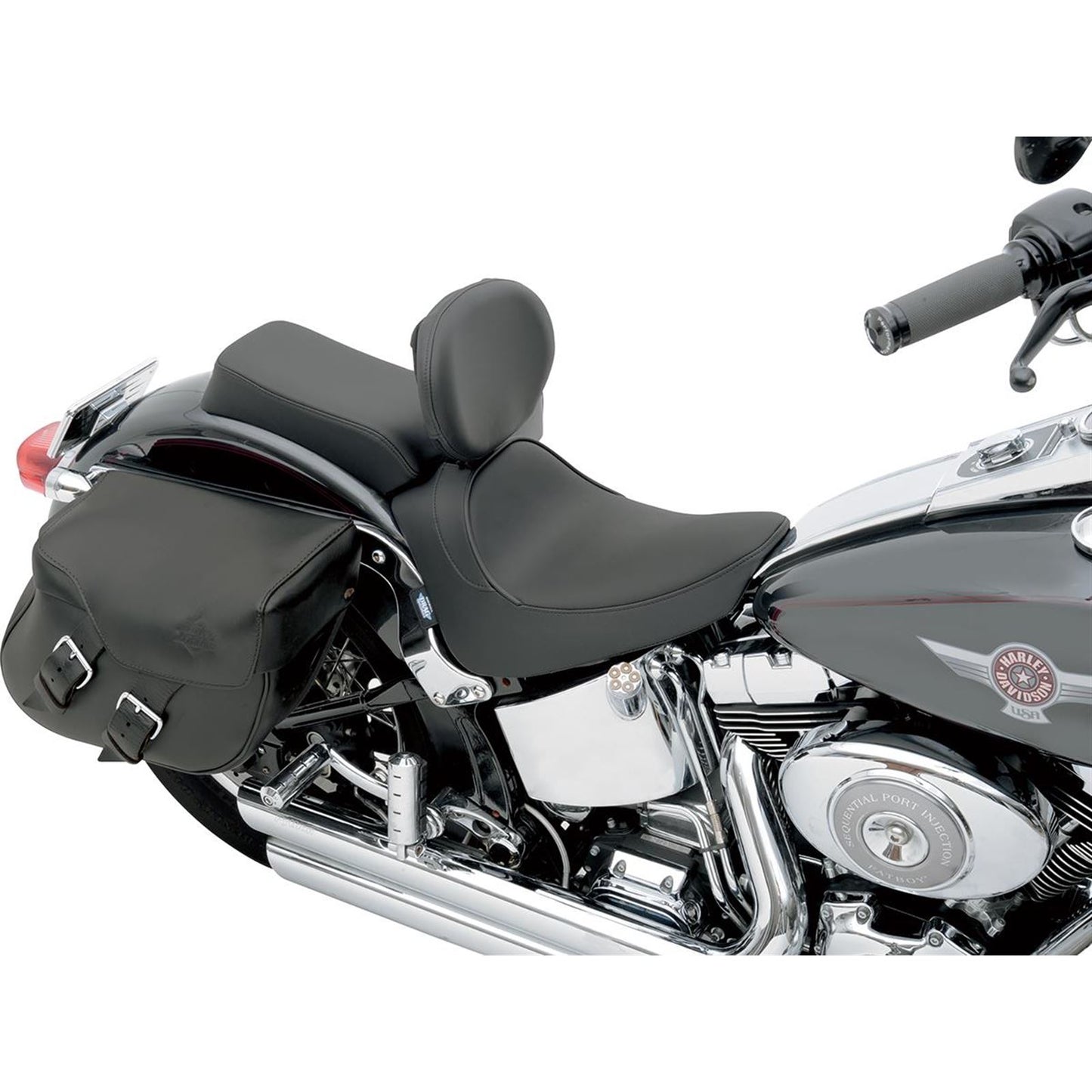 Drag Specialties Solo Seat - Smooth - Driver Backrest 0802-0632_286345