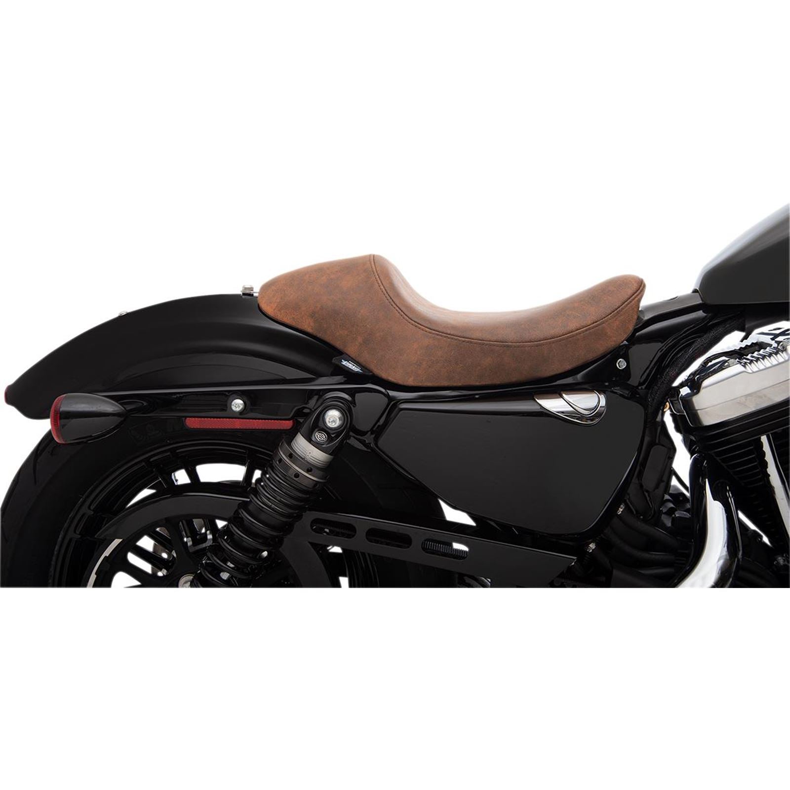 Drag Specialties 3/4 Solo Seat - Brown - Leather 0804-0747_286351