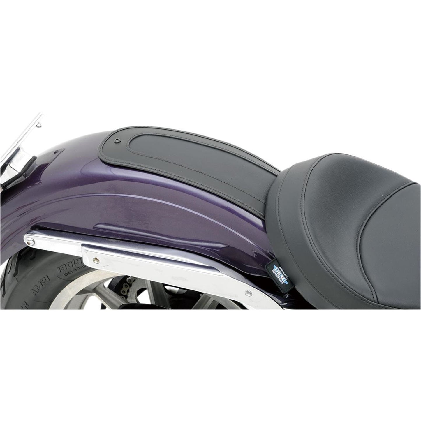 Drag Specialties Fender Skin - Smooth Automotive-Grade Vinyl Center - 15" Lx4.75" W 1405-0153_286359