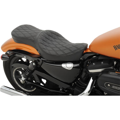 Drag Specialties Double Bucket Double Diamond Seat - XL '10+ 0804-0605_286373