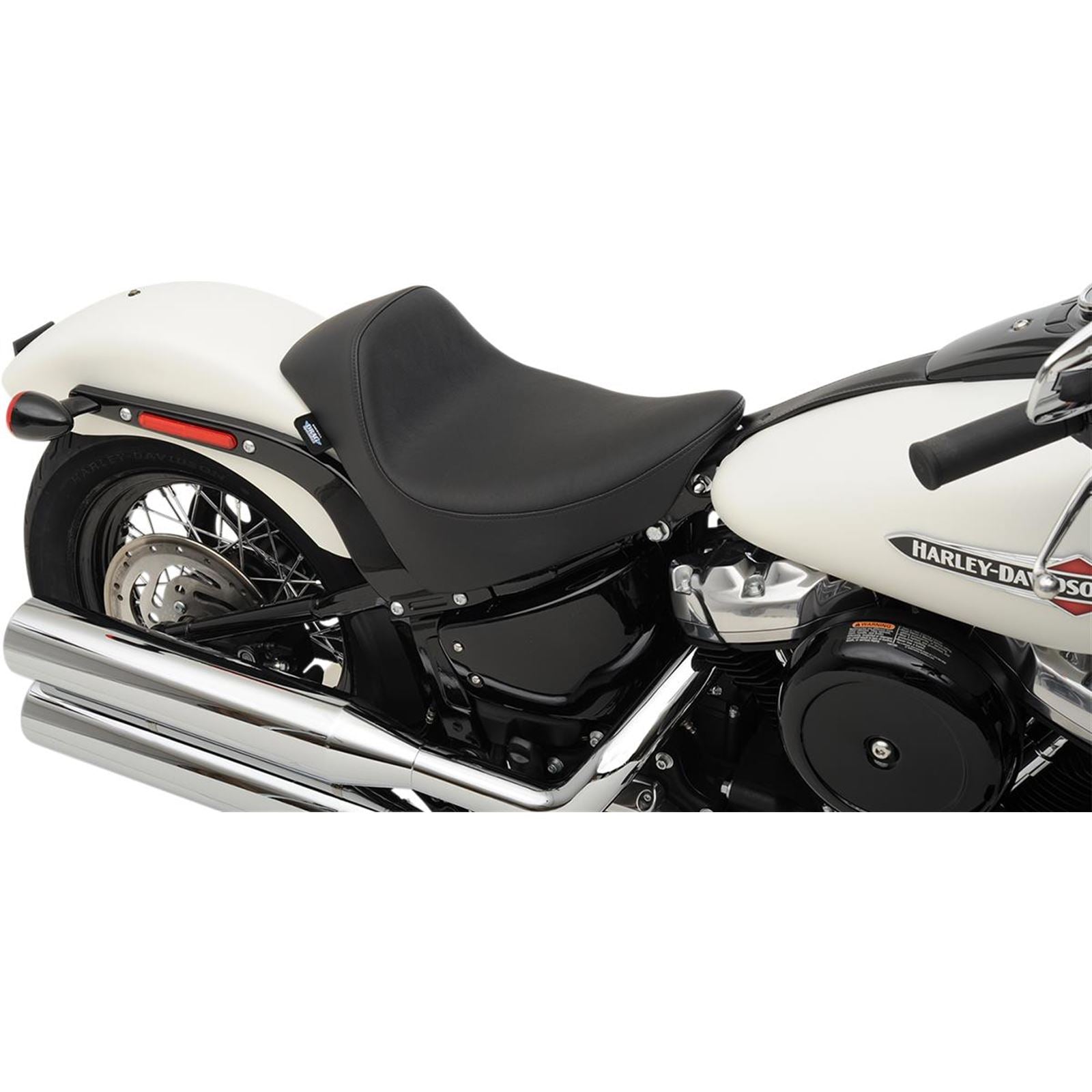Drag Specialties EZ-Solo Seat - Smooth - Vinyl - ST '18+ 0802-1148_286414