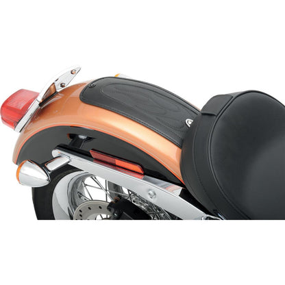 Drag Specialties Fender Skin - Flame Stitched Automotive-Grade Vinyl Center 15"Lx5.5"W 1405-0137_286435