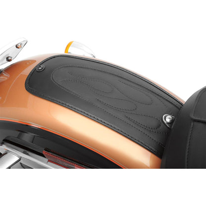 Drag Specialties Fender Skin - Flame Stitched Automotive-Grade Vinyl Center 15"Lx5.5"W 1405-0137_286436