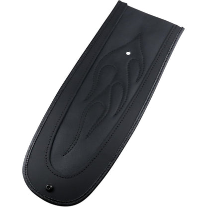 Drag Specialties Fender Skin - Flame Stitched Automotive-Grade Vinyl Center 15"Lx5.5"W 1405-0137_286437