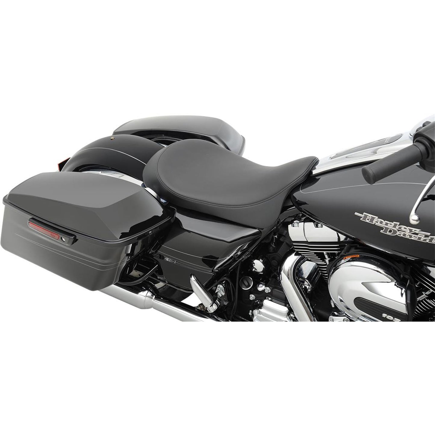Drag Specialties Low Solo Seat - Smooth - FL '08-'19 0801-0870_286452