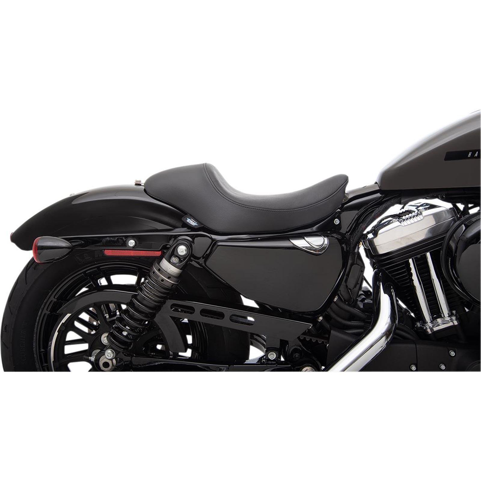 Drag Specialties 3/4 Solo Seat - Smooth - Vinyl - XL 0804-0743_286477