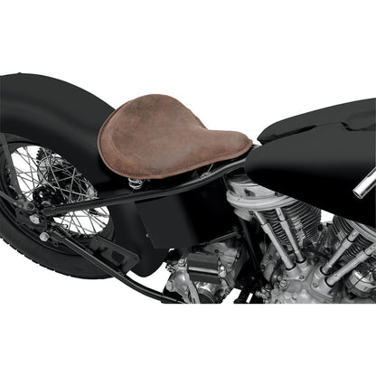 Drag Specialties Solo Seat - Large - Distressed Brown - Leather 0806-0050_286509