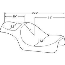Drag Specialties Caballero 2-Up Diamond Seat - XL [MPN: 0804-0669]_286553