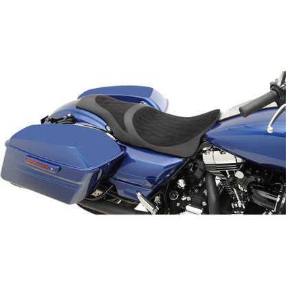 Drag Specialties Caballero Faux Suede Diamond Seat 0801-1038_286600
