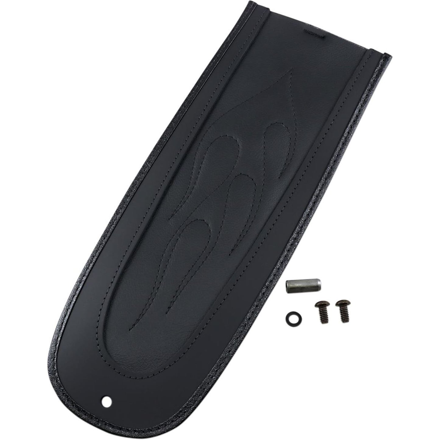 Drag Specialties Fender Skin - Flame Stitched Vinyl Center - 15" Lx5.5" W 1405-0152_286632