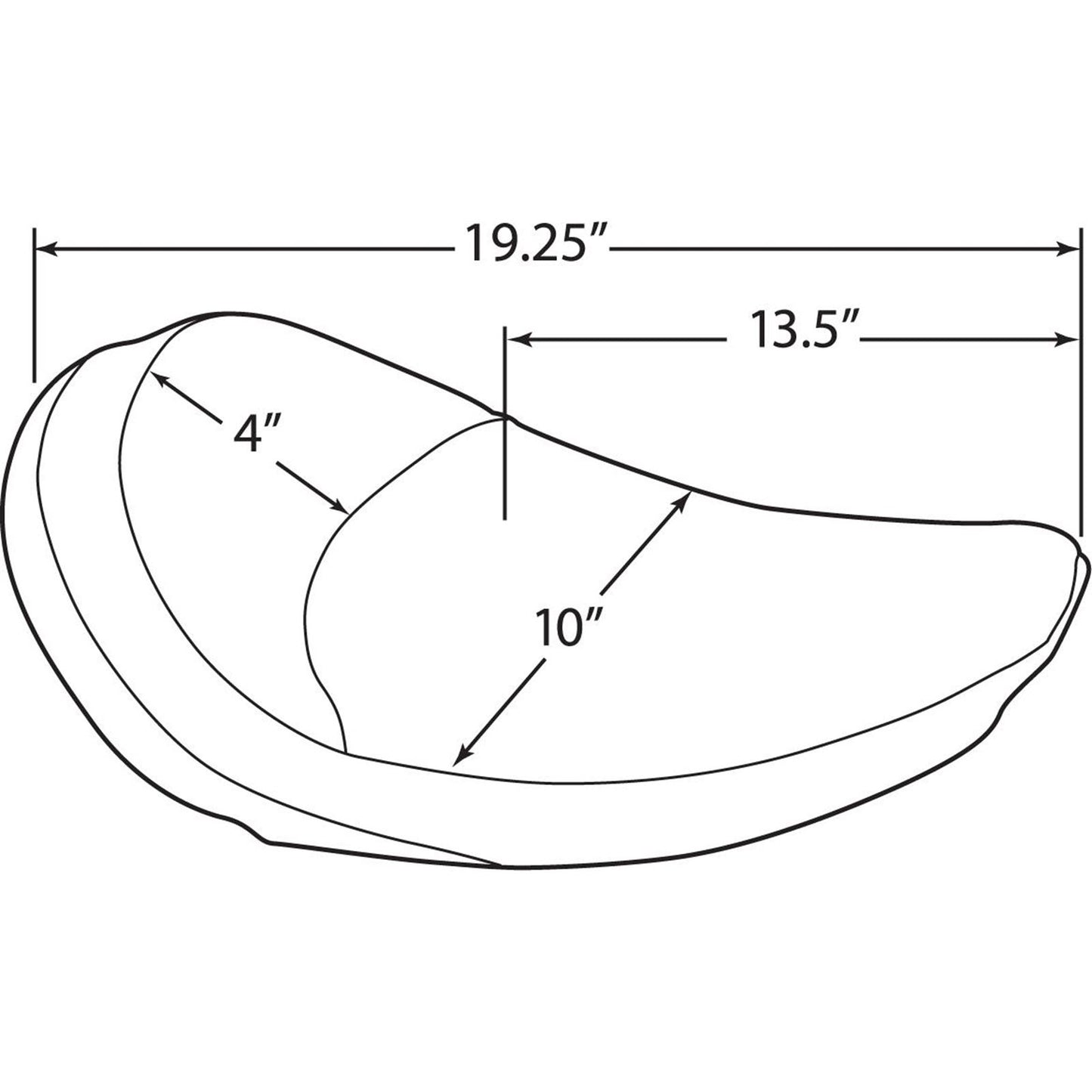 Drag Specialties Solo Seat - Smooth - FX/FL '58-'84 0805-0078_286678
