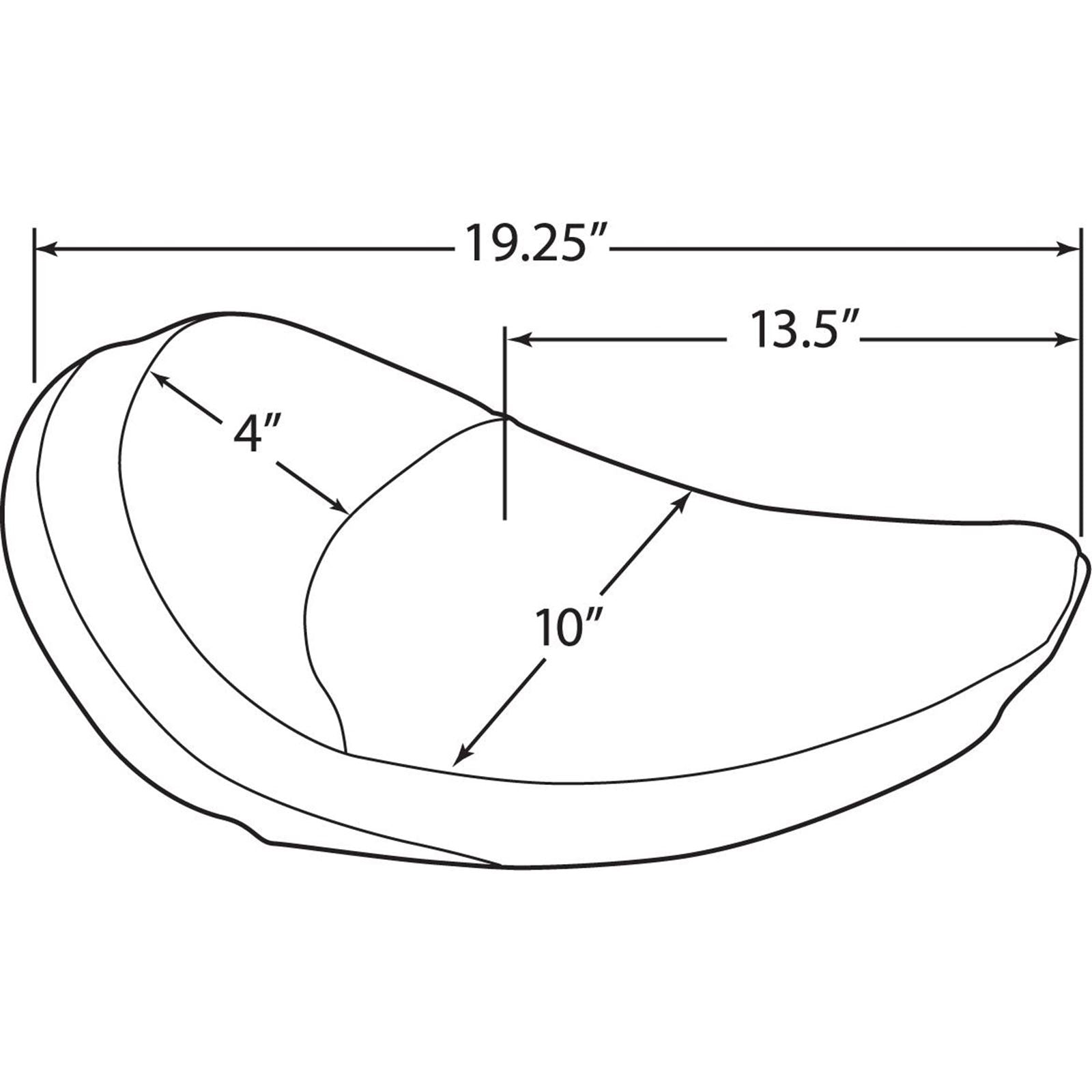 Drag Specialties Solo Seat - Smooth - FX/FL '58-'84 0805-0078_286678