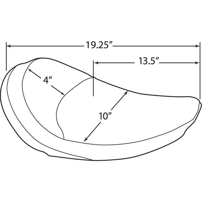 Drag Specialties Solo Seat - Smooth - FX/FL '58-'84 0805-0078_286678