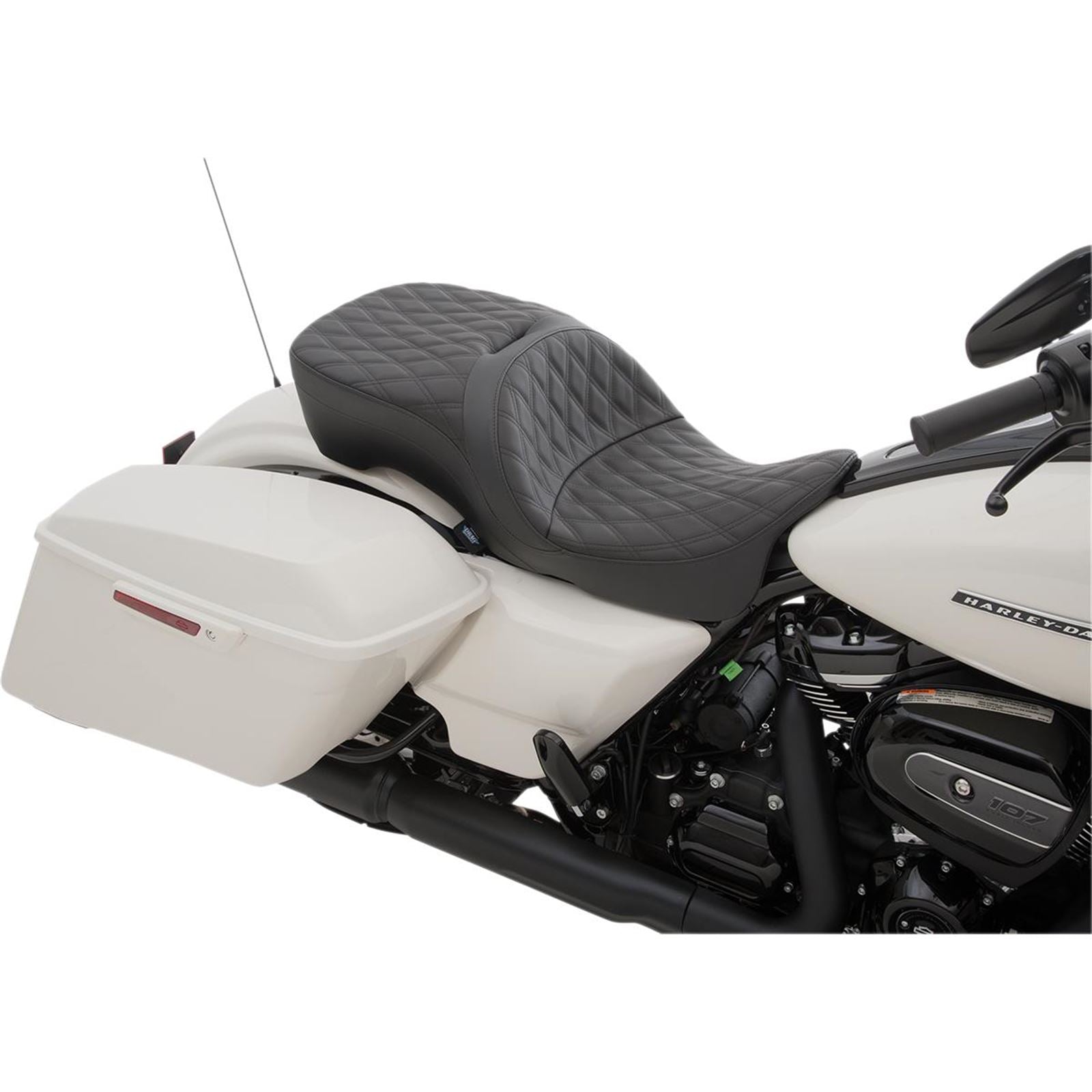 Drag Specialties Touring Seat - Double Diamond - FL '09+ 0801-1111_286704