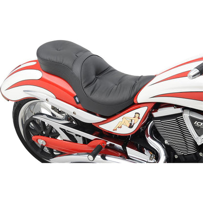 Drag Specialties Low Profile Seat - Driver's Backrest - Pillow - Jackpot 0810-1577_619235