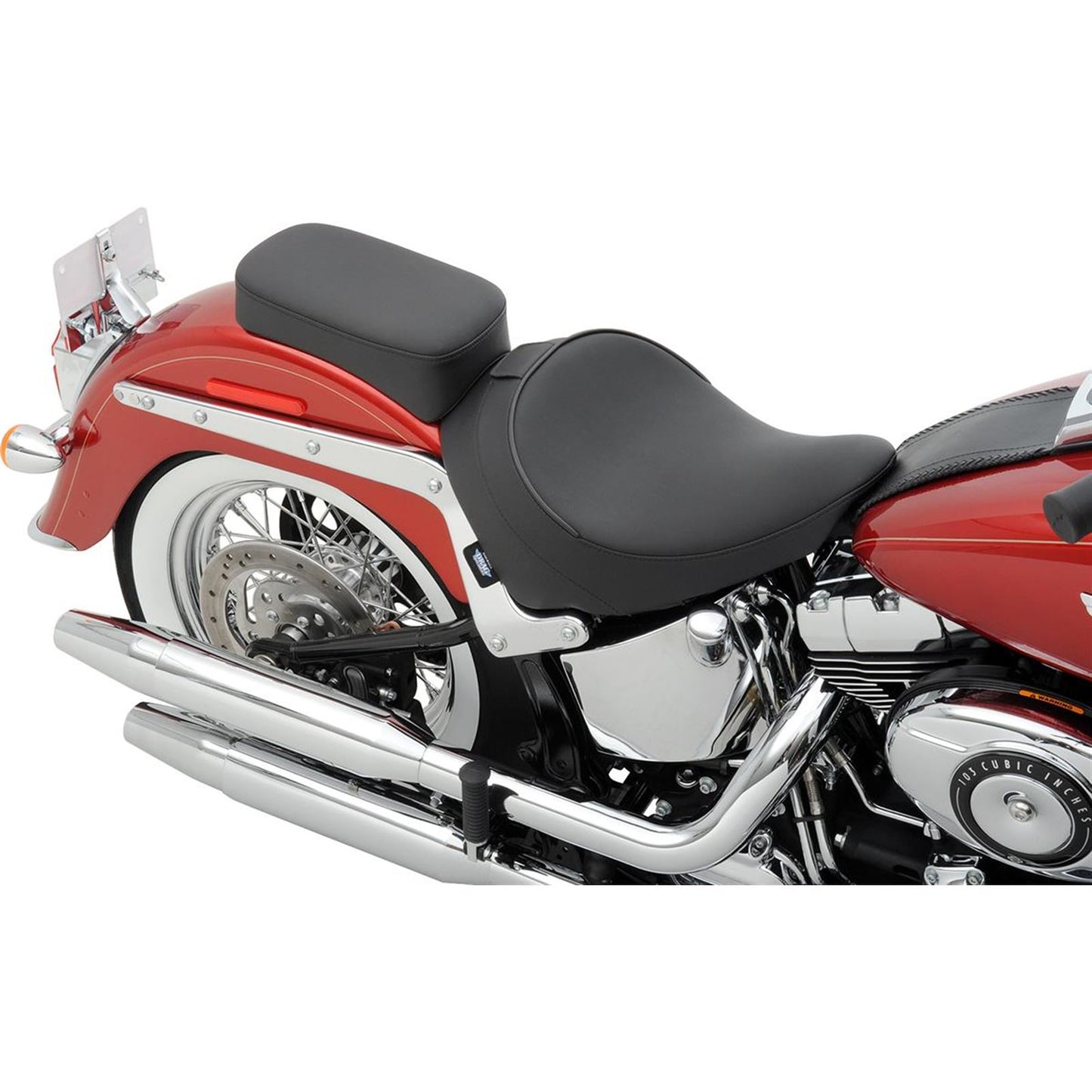 Drag Specialties Solo Seat - Smooth - Backrest - FLST '07-'17 0802-0806_286809