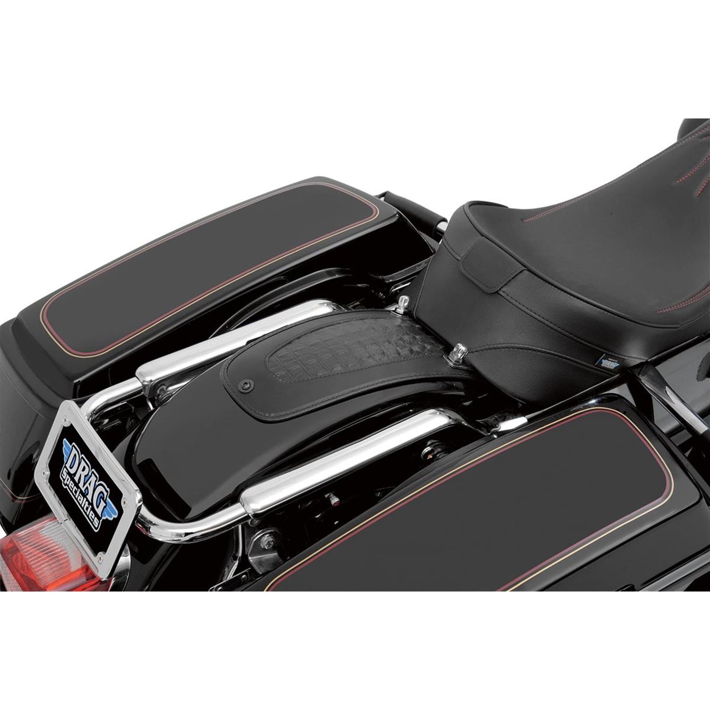 Drag Specialties Fender Skin - Embossed Faux Gator Leather Center - 12" Lx5.5" W 1405-0139_286834