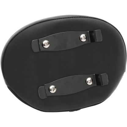 Drag Specialties Smooth Oval Sissy Bar Pad - Black 0822-0343_286843