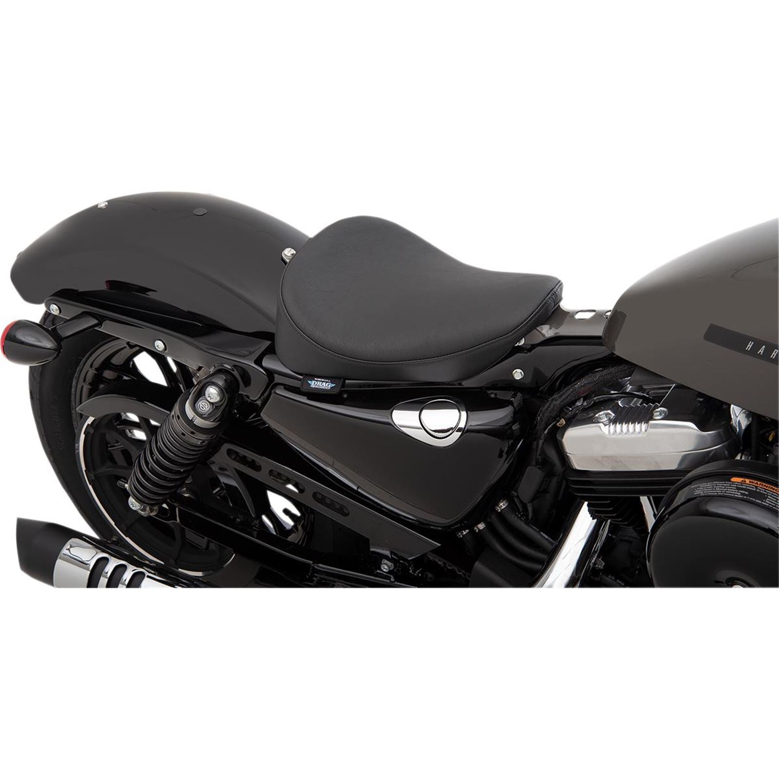 Drag Specialties Bobber Solo Seat - Smooth - Vinyl 0804-0737_286872