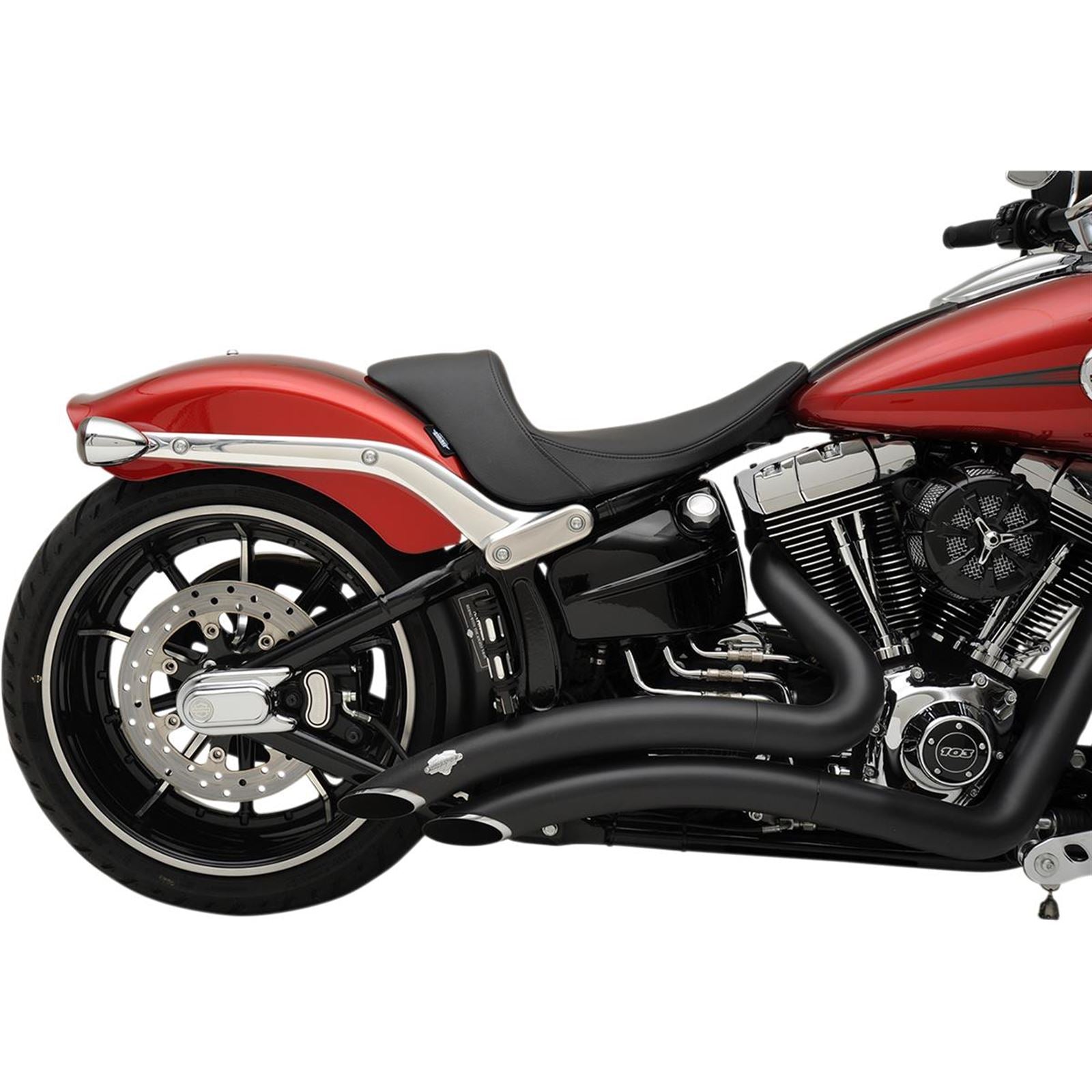 Drag Specialties EZ-Solo Seat - Smooth - Solar-Reflective Leather - FXSB 0802-0922_286875