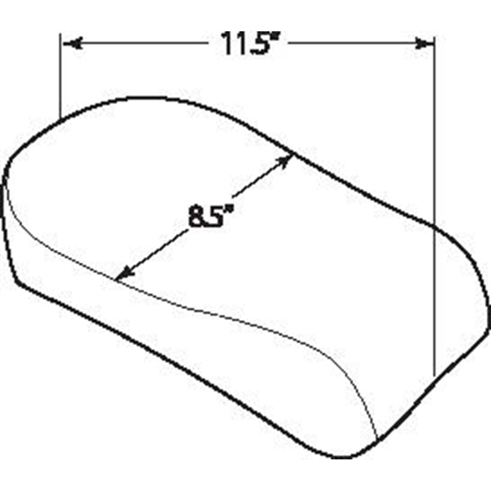 Drag Specialties Wide Smooth Pillion - FXS/FLS 0802-0788_286881