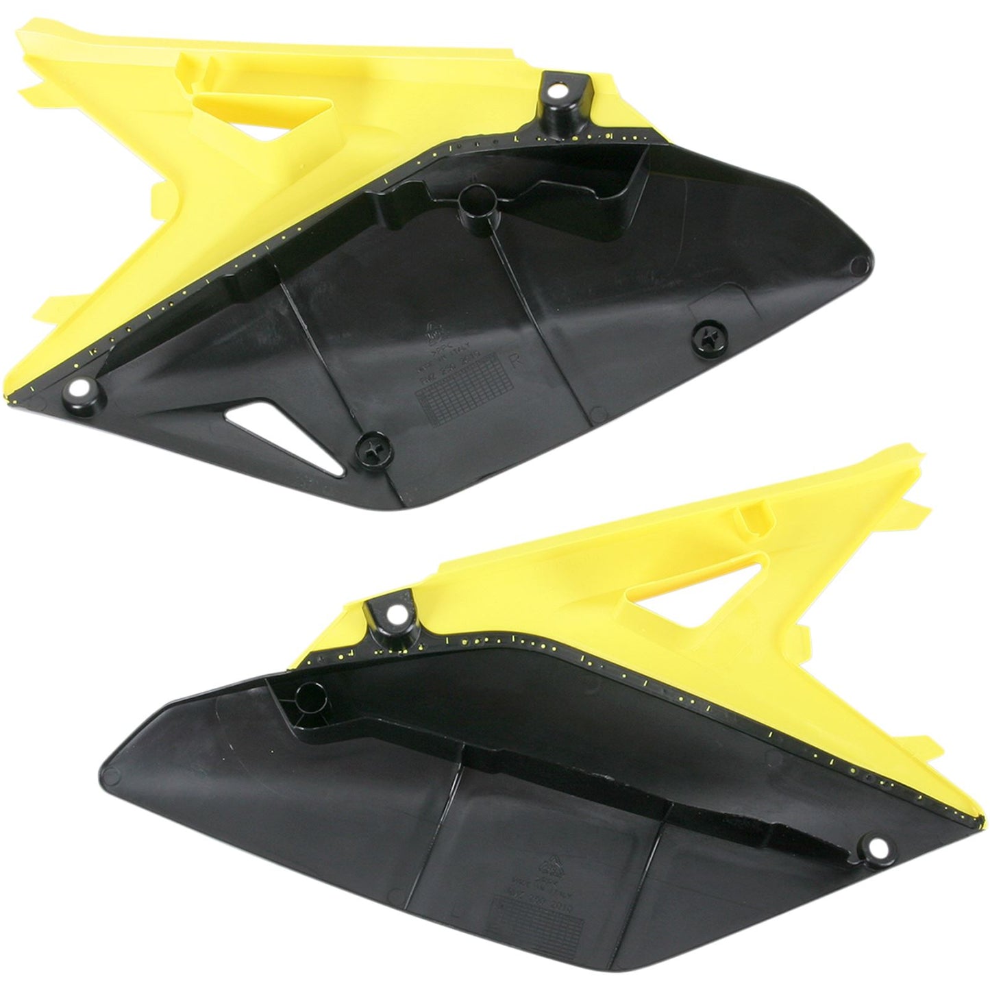 Acerbis Side Panels Yellow with Black 2171921017_319727