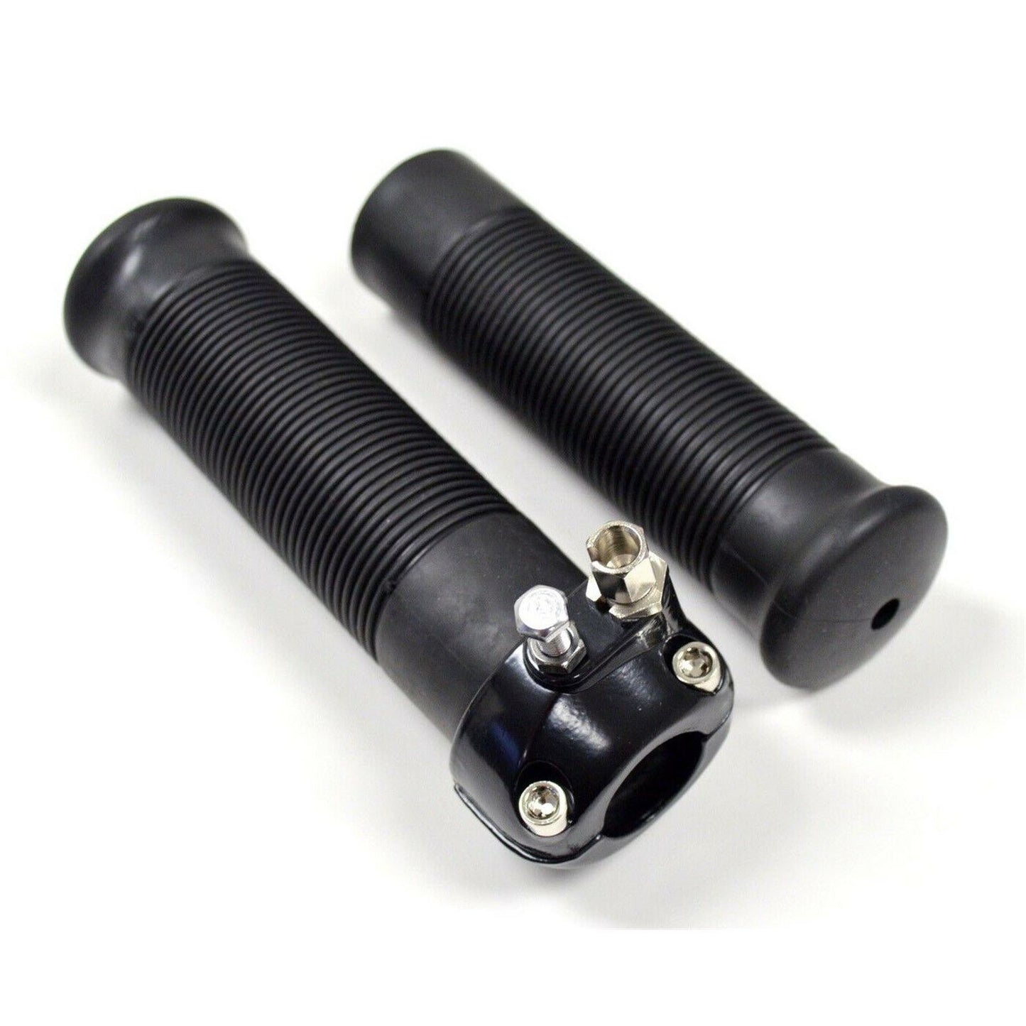 2FastMoto 1" Throttle Assembly Single Cable Black Jackhammer Grips for Harley [MPN: 44-29482b]_629562