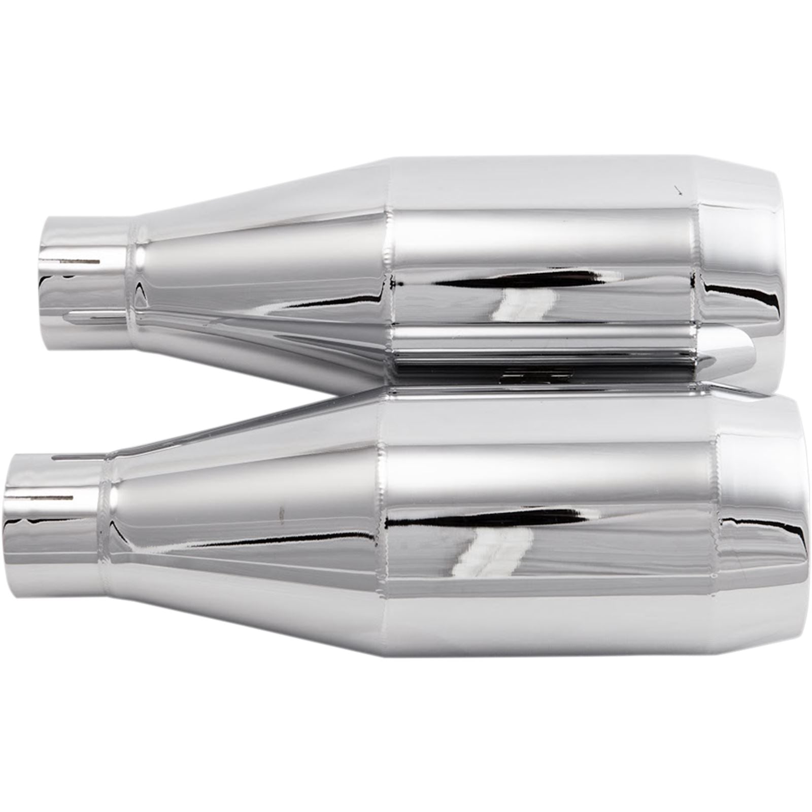 Trask Performance Slip-On Muffler - Chrome [MPN: TM-3042CH]_485502