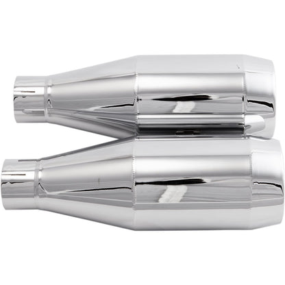 Trask Performance Slip-On Muffler - Chrome [MPN: TM-3042CH]_485502