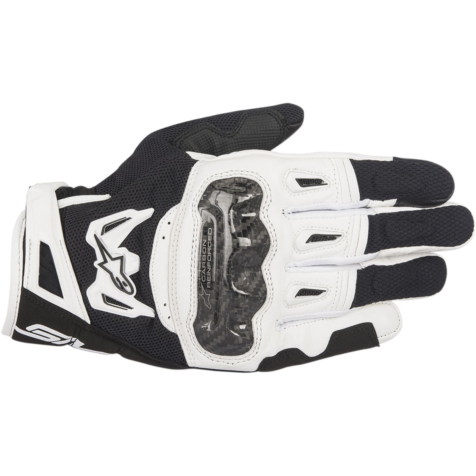 Alpinestars SMX-2 Air Carbon V2 Gloves - Black/White - 2X-Large [MPN: 3567717-12-2X]_332194