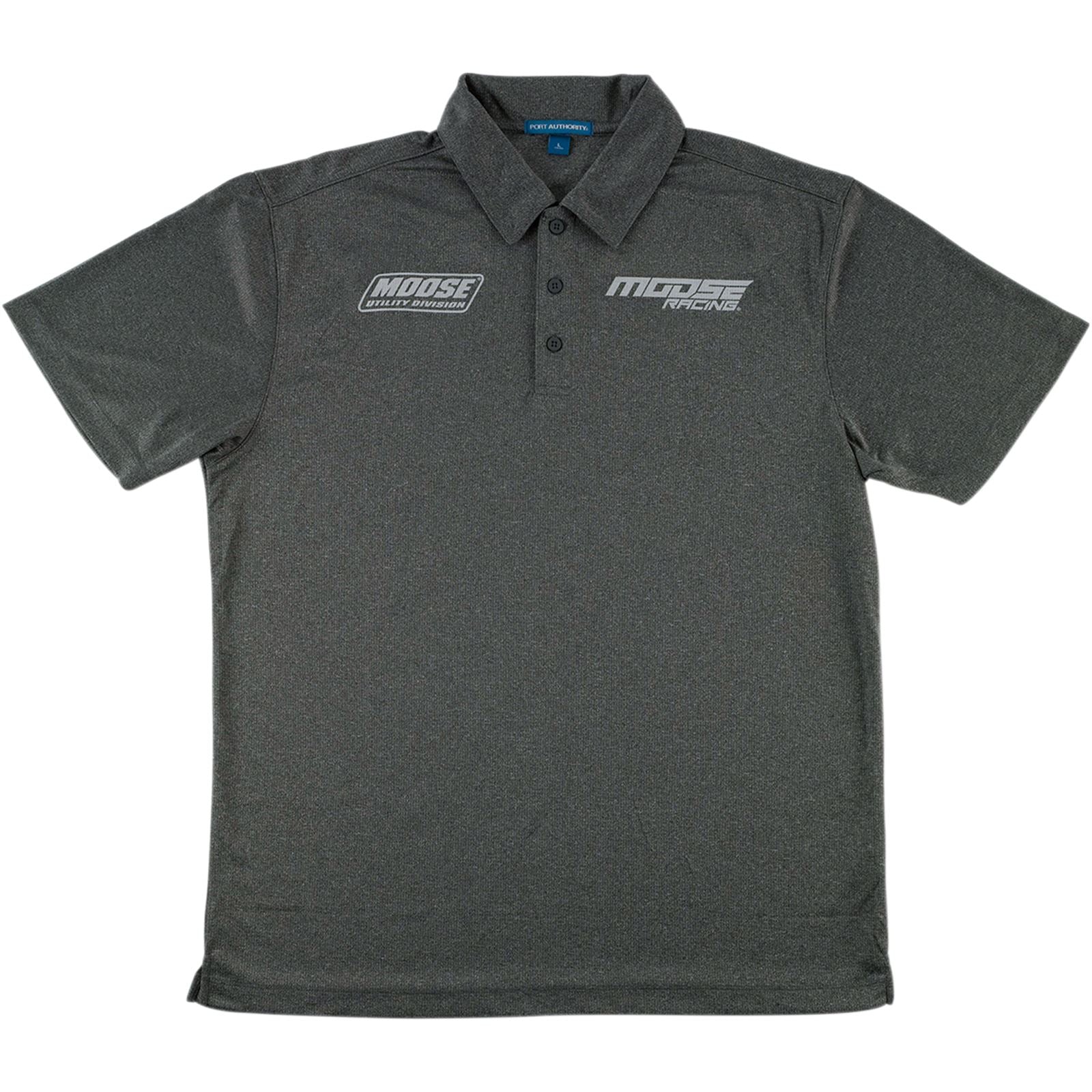 Moose Offroad Polo Shirt - Charcoal Heather _441343