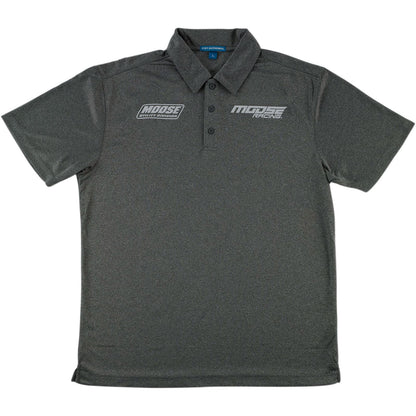 Moose Offroad Polo Shirt - Charcoal Heather _441343