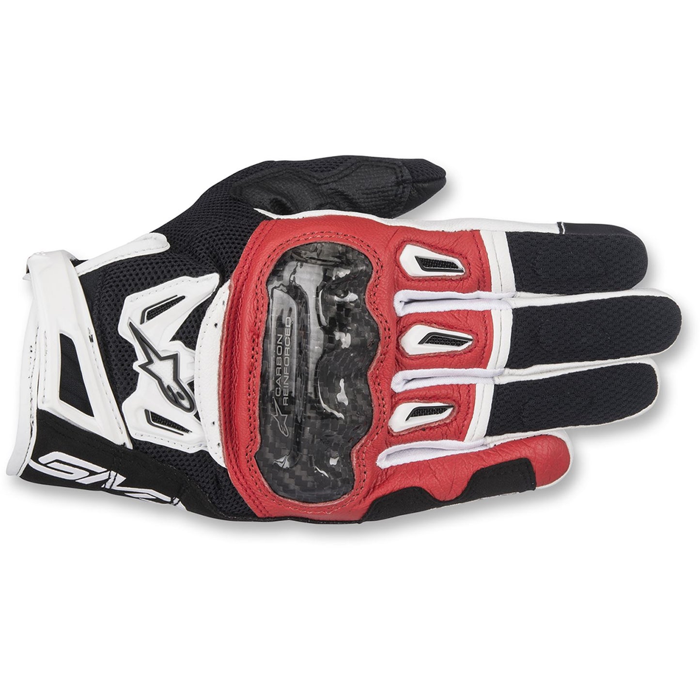 Alpinestars SMX-2 Air Carbon V2 Gloves - Black/Red/White_332161