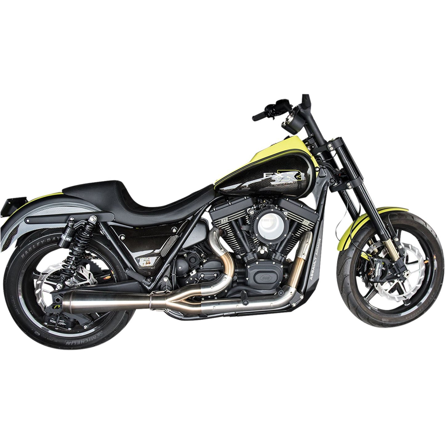 Trask Performance Assault 2:1 Exhaust - Full Stainless - '84-'00 FXR [MPN: TM-5030]_485480
