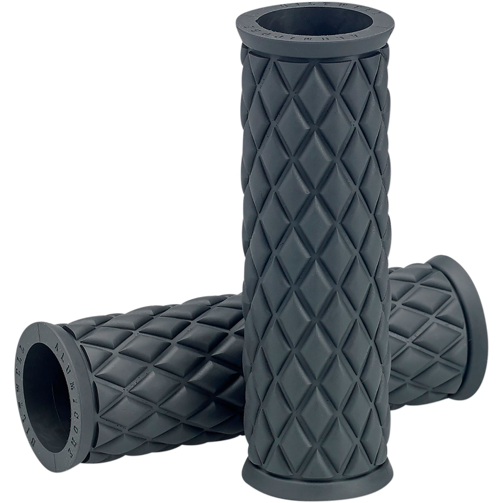 Biltwell Inc. Gray Alumicore Replacement Grips 6706-0501_352937