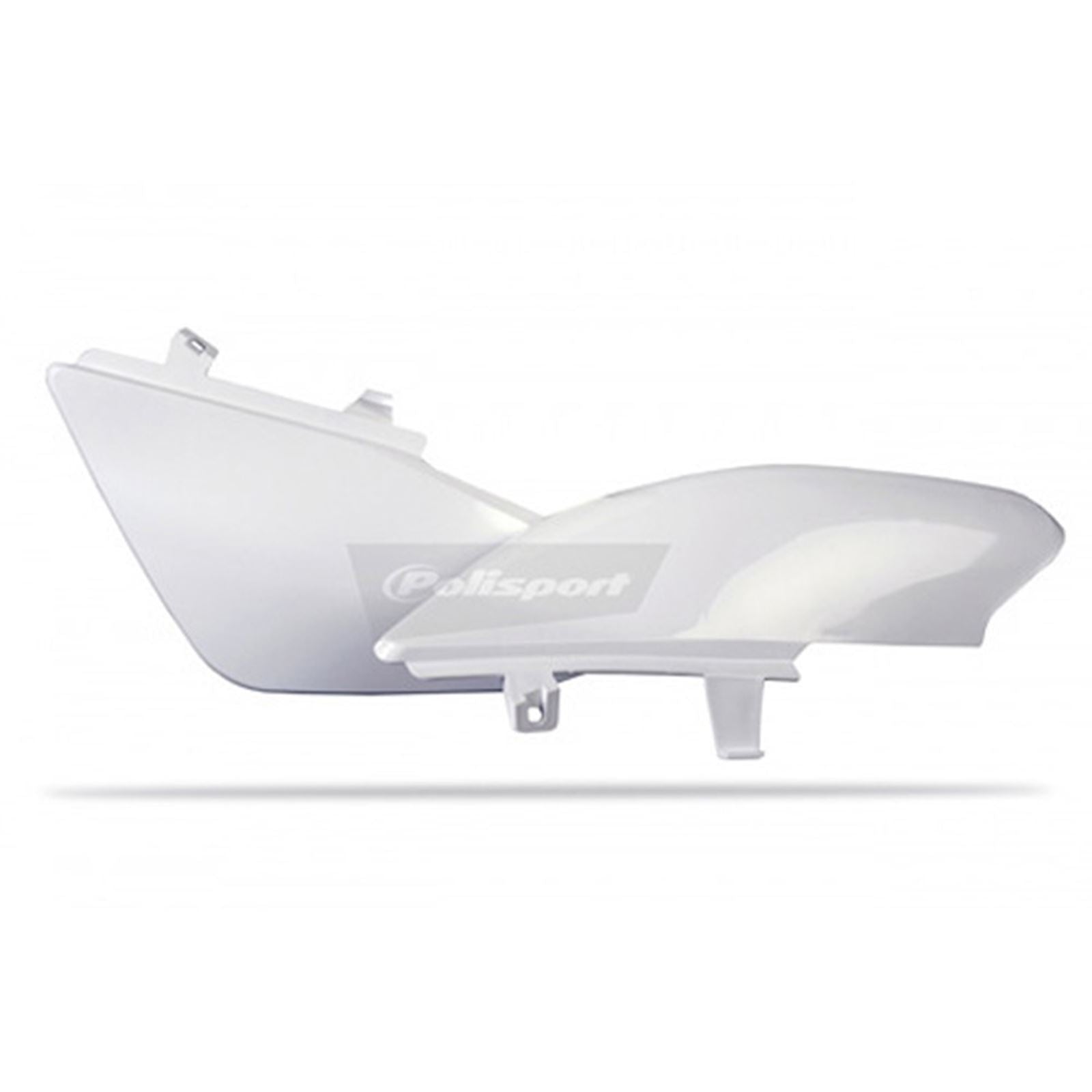 Polisport Side Number Plate - White 8602000001_599363