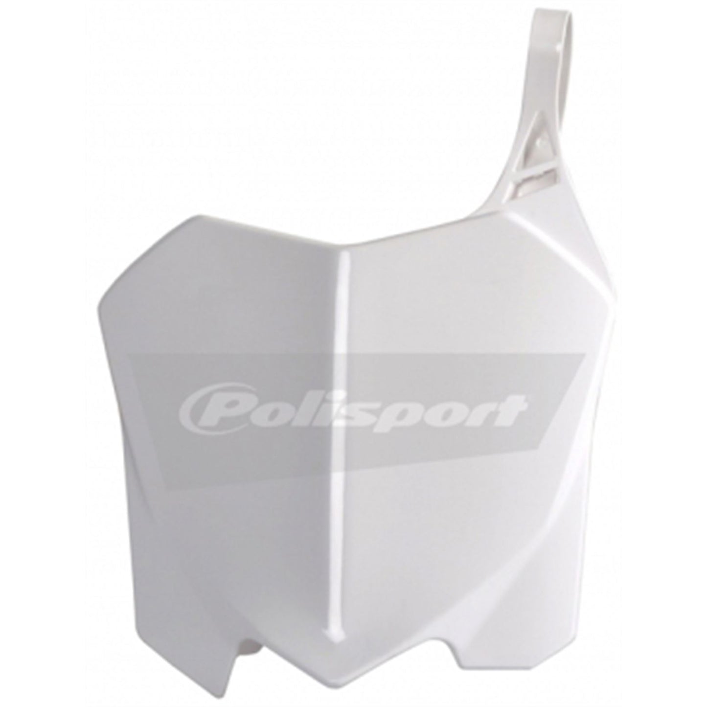 Polisport Front Number Plate - White 8656700001_289511