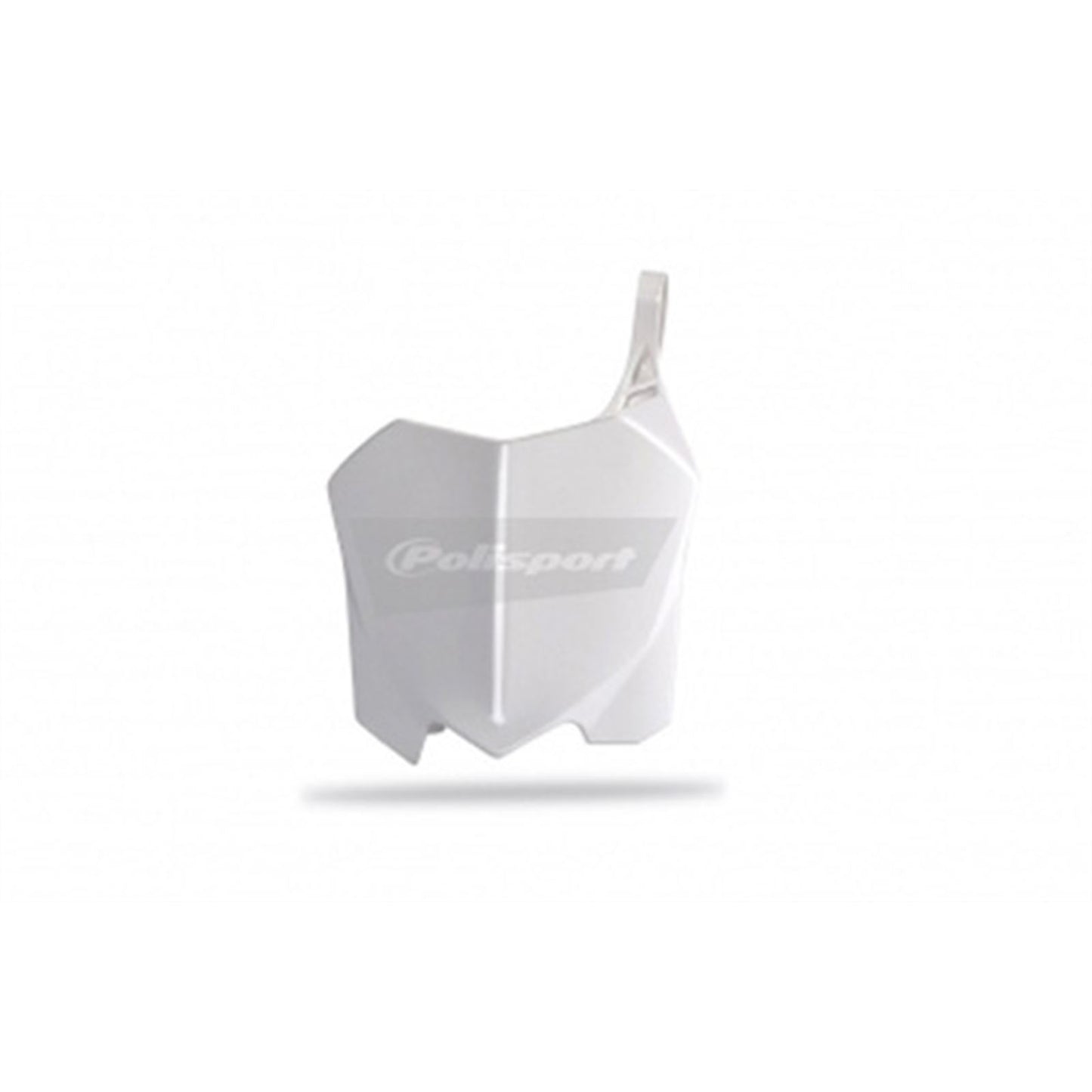 Polisport Front Number Plate - White 8656700001_599366