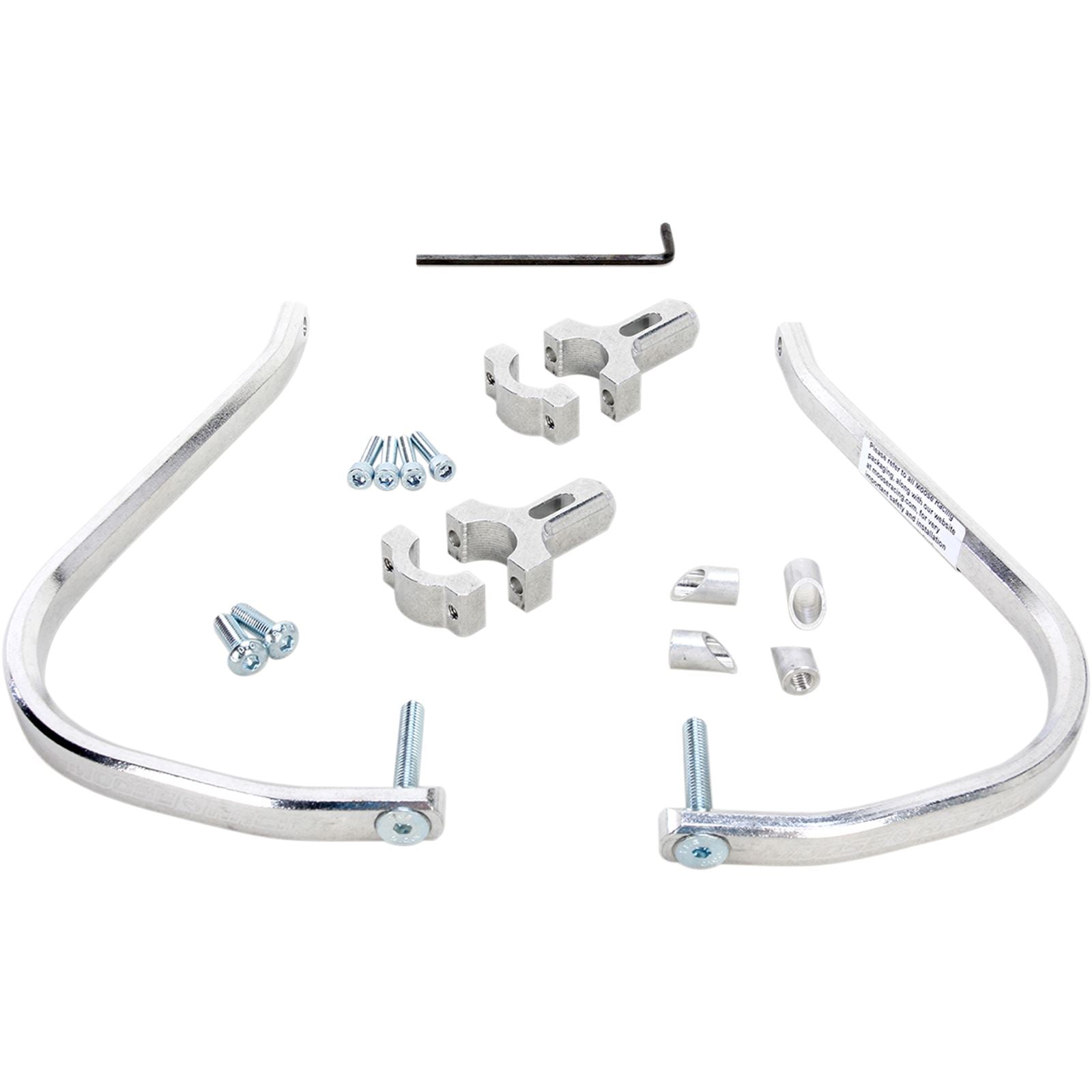 Moose Offroad Silver 1-1/8" Aluminum Handguards 0635-1026_432059
