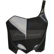 Polisport Front Number Plate - Black 8656700002_289512