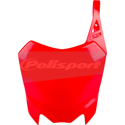 Polisport Front Number Plate - Red 8658800001_289528
