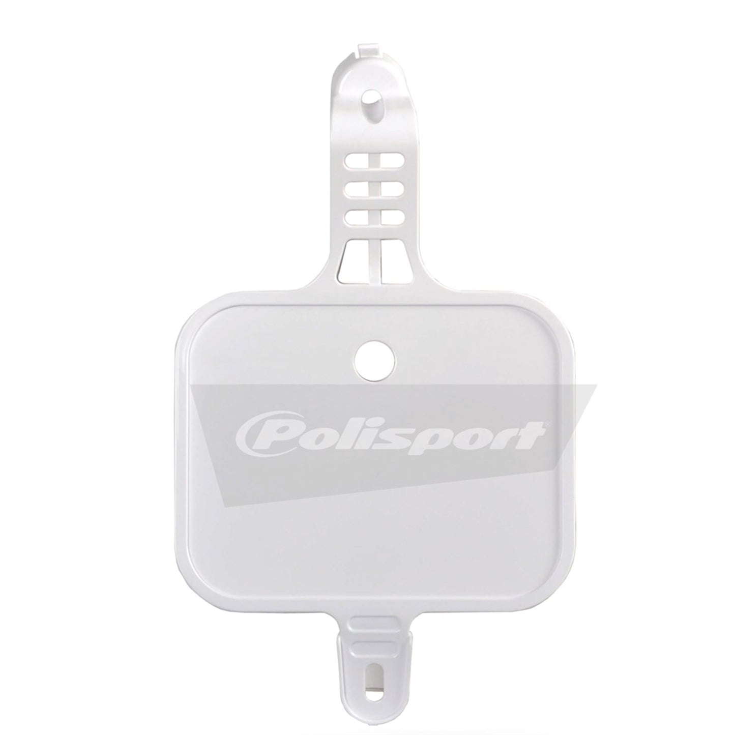 Polisport Front Number Plate - White 8661800001_289531