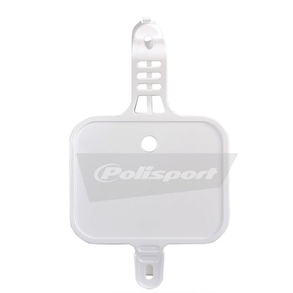 Polisport Front Number Plate - White 8661800001_289531