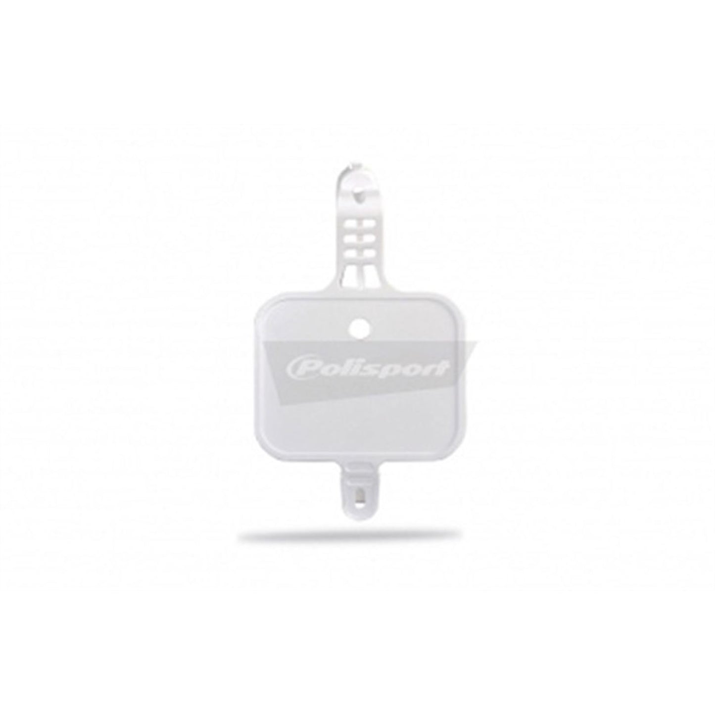 Polisport Front Number Plate - White 8661800001_599386