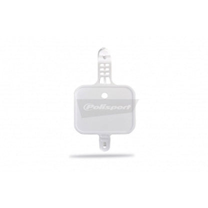 Polisport Front Number Plate - White 8661800001_599386