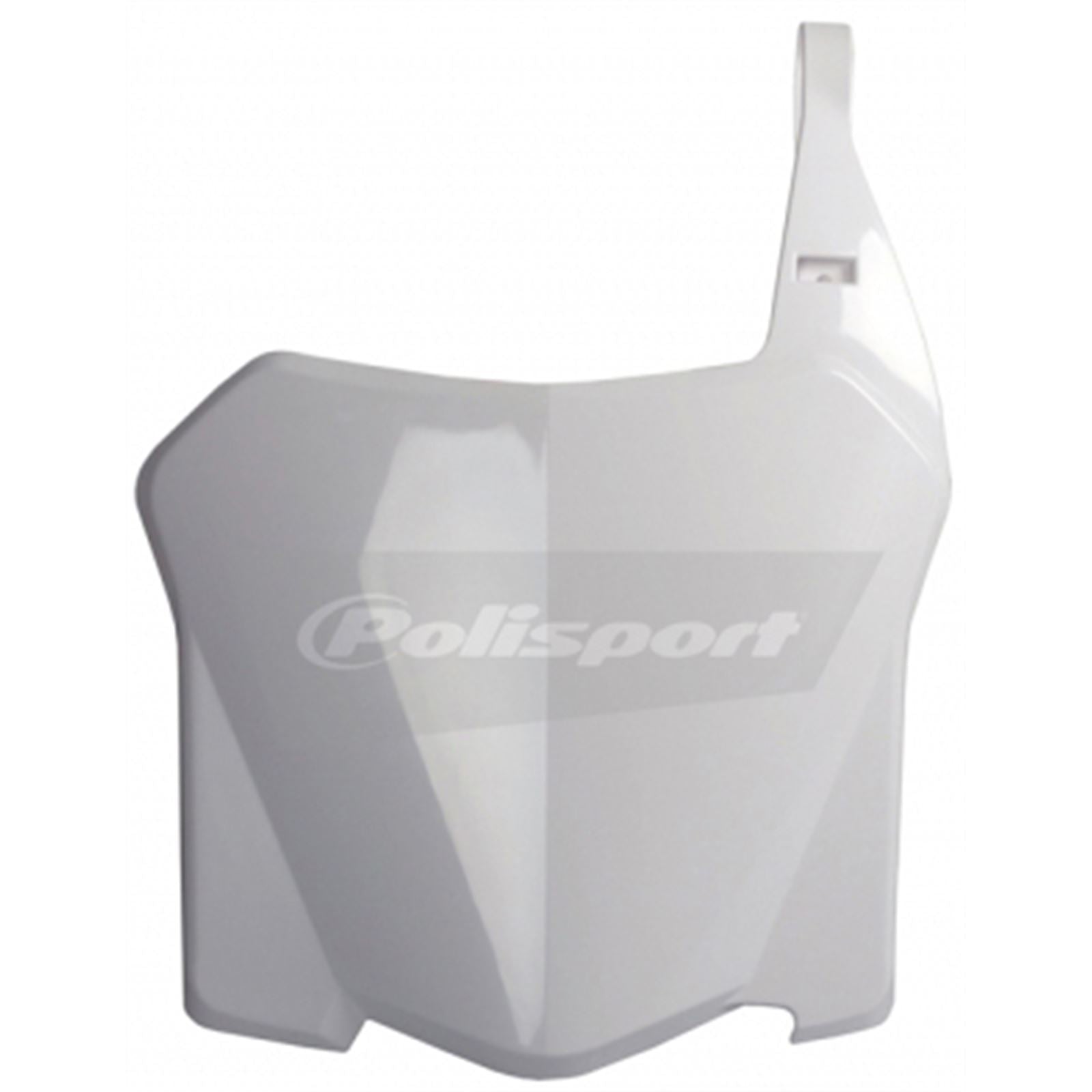 Polisport Number Plate - White 8657500001_289534
