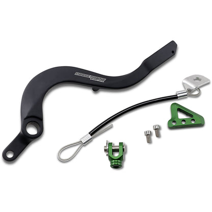 Moose Offroad Brake Pedal - Green - For Kawasaki 1610-0340_436954